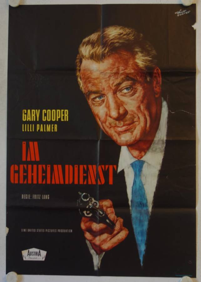 Im Geheimdienst originales deutsches Filmplakat (R60s)